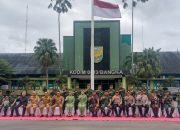 Danrem 045/Garuda Jaya Tinjau Kodim 0413/Bangka, Tegaskan Peran TNI dalam Ketahanan Pangan