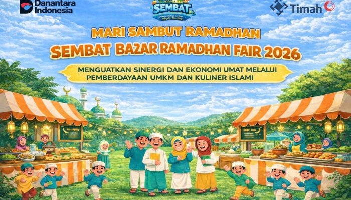 Pasarkan Produk UMKM di Bulan Ramadhan, PT TIMAH Tbk Bersama Sembat Hadirkan Bazar Ramadhan Fair di Kawasan Bukit Baru Pangkalpinang
