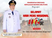 Apresiasi Gubernur Babel Hidayat Arsani untuk Insan Pers pada Peringatan Hari Pers Nasional 2026