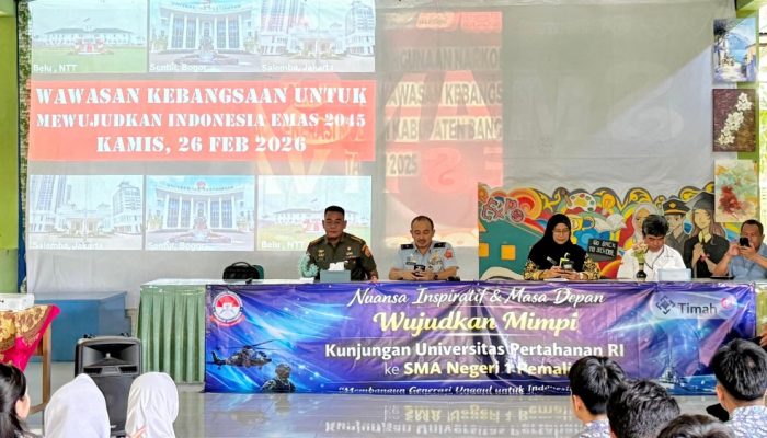 PT TIMAH Dukung Kunjungan Universitas Pertahanan RI ke SMAN 1 Pemali,  Buka Peluang Karier dan Beasiswa bagi Pelajar