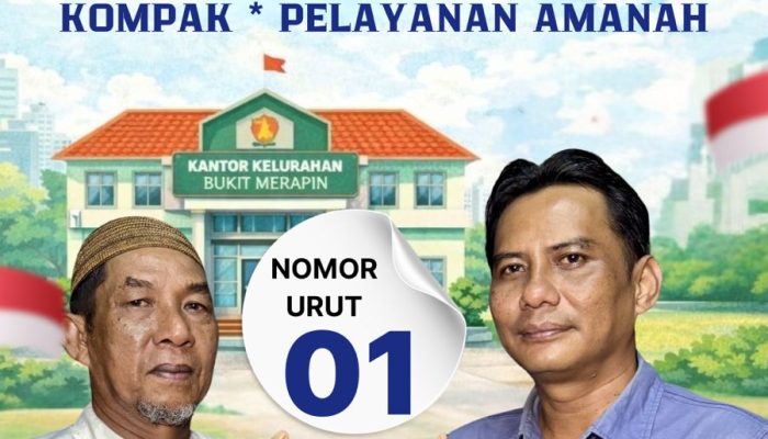 Kembali Terpilih Sebagai Pengurus RT 07 RW 02 Bukit Merapin,  Sutarman dan Sumardi Sampaikan Komitmen Bangun Lingkungan Aman dan Nyaman