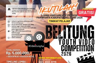 Lewat Belitung Youth Competition 2026, PT TIMAH Ajak Pelajar Promosikan Pesona Pulau Belitung