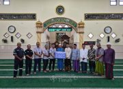 PT TIMAH Bantu Sarana dan Prasarana Masjid Agung Darussalam di Belitung Timur, Dukung Kenyamanan Masyarakat Beribadah