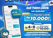 Beli Token Listrik di PLN Mobile, Nikmati Kesempatan Meraih Voucher Listrik