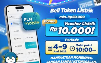 Beli Token Listrik di PLN Mobile, Nikmati Kesempatan Meraih Voucher Listrik