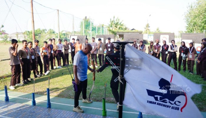 PT TIMAH Bekali Kontingen Jambore Nasional Kota Pangkalpinang dengan Keterampilan Panahan