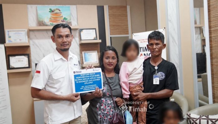 Dukung Kesehatan Masyarakat, PT TIMAH Bantu Biaya Pengobatan Balita di Pangkalpinang