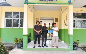 Dukung Pendidikan di Bangka Tengah, PT TIMAH Bantu Wujudkan Fasilitas Literasi SMPN 2 Simpang Katis