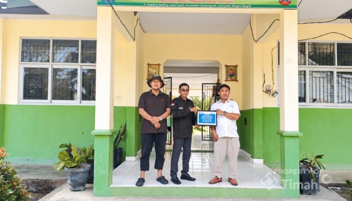 Dukung Pendidikan di Bangka Tengah, PT TIMAH Bantu Wujudkan Fasilitas Literasi SMPN 2 Simpang Katis
