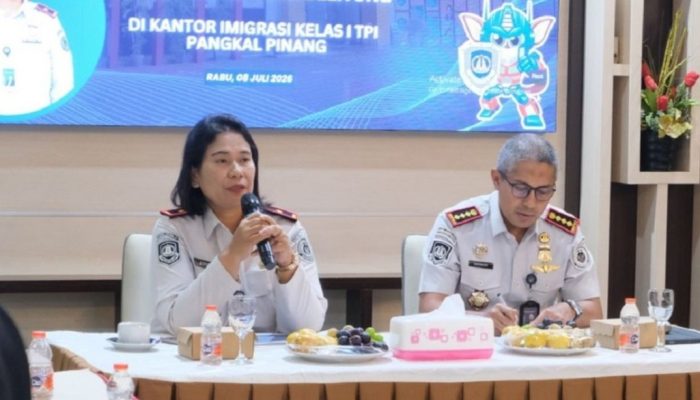 Kakanwil Ditjen Imigrasi Babel kunjungi Kanim Pangkalpinang, berikan penguatan kinerja serta semangat “Imigrasi untuk Rakyat”
