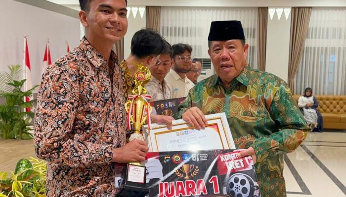 Mahasiswa UBB Raih Juara 1 Lomba Video Edukatif Kontra IRET Densus 88 Babel