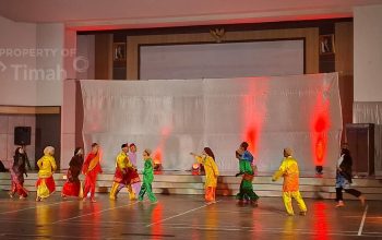 Kain Cual Bercerita di Panggung Seni, PT TIMAH Dukung Kreativitas Seniman Bangka Barat