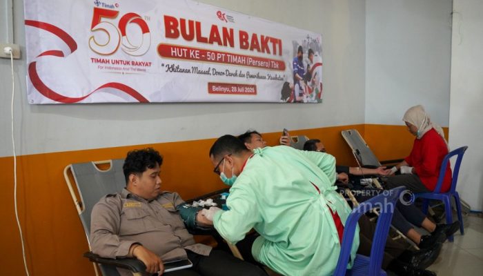 PT TIMAH dan PMI Bersinergi Jaga Stok Darah untuk Masyarakat