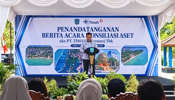 PT TIMAH Serahkan Aset Tanjung Pendam, Pemkab Belitung Siapkan Wajah Baru Kawasan Wisata