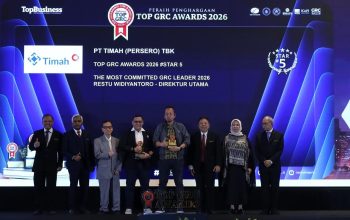 Perkuat Tata Kelola Perusahaan, PT TIMAH Raih Dua Penghargaan TOP GRC Awards 2026