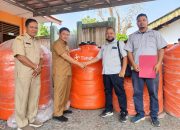 PT TIMAH Berkolaborasi dengan BPBD Bangka Barat Hadirkan Tangki Air Bersih bagi Warga