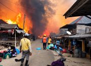 Kebakaran Hebat Landa Dusun Serdang, PLN Amankan Jaringan Listrik untuk Hindari Bahaya Kelistrikan