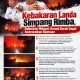 Kebakaran Landa Simpang Rimba, Gubernur Hidayat Arsani Gerak Cepat Instruksikan Bantuan