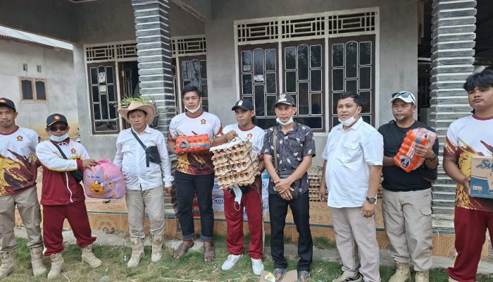 Gerindra Turun Langsung Bantu Korban Musibah di Dusun Serdang