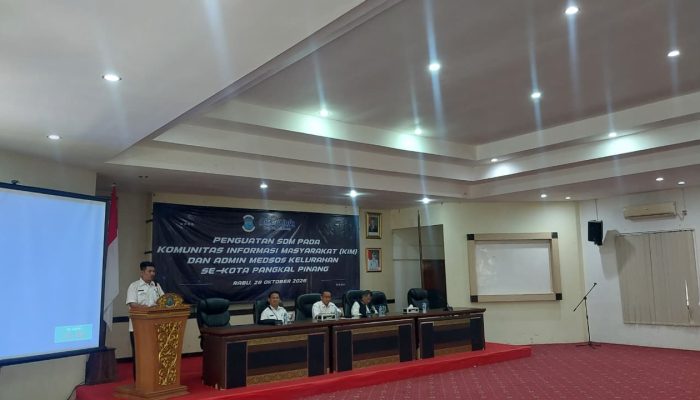 Diskominfo Pangkalpinang Perkuat SDM KIM dan Admin Medsos Kelurahan untuk Tingkatkan Komunikasi Publik